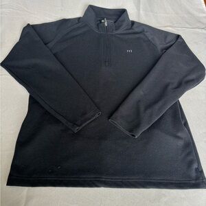 Travis Mathew Black Zip-Up Sweater